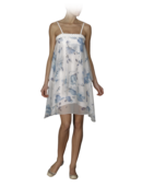 EMPORIO ARMANI - Lurex Georgette Floral Tiered Dress