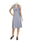 Micro-pattern dress