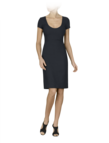 Dress in stretch linen mix
