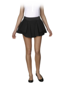 EMPORIO ARMANI - Tiered Mini Skirt