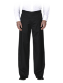 EMPORIO ARMANI - Striped Mr. A Tab Waist Pant