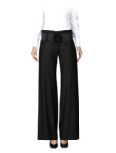 EMPORIO ARMANI - Wool Stretch Belted Pant
