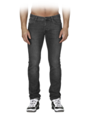 EMPORIO ARMANI - Straight Leg Jean With Stitch Details