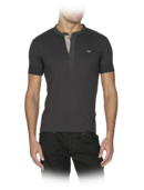 EMPORIO ARMANI - Jude Collarless Henley Tee