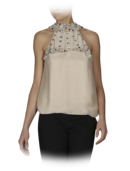 EMPORIO ARMANI - Beaded Backless Halter