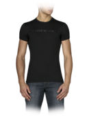 EMPORIO ARMANI - Lacquered Logo Stretch T-Shirt