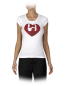 EMPORIO ARMANI - EA Sequin Heart Tee