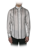 EMPORIO ARMANI - Sheer Bold Stripe Button-Down Shirt