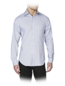 EMPORIO ARMANI - Vertical Multi-Stripe Button-Down Shirt