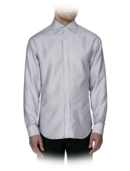 EMPORIO ARMANI - Pixilated Pattern Button-Down Shirt
