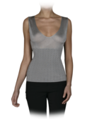 EMPORIO ARMANI - Sparkle V-neck Knit Tank