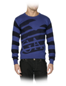 EMPORIO ARMANI - Large Eagle Logo Sweater