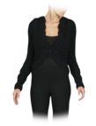 Jacket with braided weave