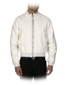EMPORIO ARMANI - Leather Zip Up Jacket