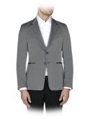 EMPORIO ARMANI - Jude Two-Button Notch Lapel Birdseye Jacket