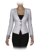 EMPORIO ARMANI - Collarless Two Button Jacket