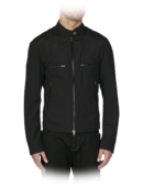 EMPORIO ARMANI - Cropped Mock Neck Jacket