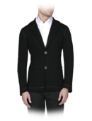 EMPORIO ARMANI - Viscose Two-Button Notch Lapel Jacket
