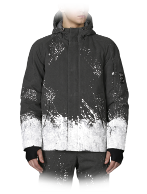 Emporio Armani, EA7 Mens Snowflake Jacket Emporio Armani, EA7 Mens Snowflake Jacket