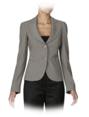 EMPORIO ARMANI - Textured Two-Button Jacket