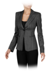 Pinstriped jacket