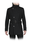 Pinstriped coat