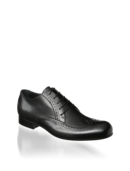 EMPORIO ARMANI - Lace Up Perforated Wingtip Derby