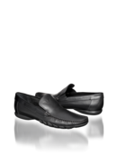 EMPORIO ARMANI - Leather Driving Shoe