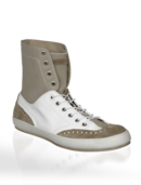 EMPORIO ARMANI - Perforated Wingtip Hightops