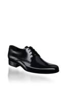 EMPORIO ARMANI - Printed Patent Leather Derby Shoe