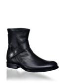 EMPORIO ARMANI - Short Leather Boots