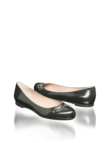 Ballerinas with logo tag