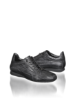 Sneakers in woven leather