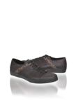 Low leather sneakers