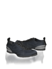 Sneakers in leather and fabric