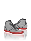 High-top mesh sneakers