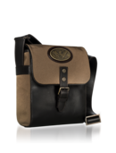 EMPORIO ARMANI - Small Messenger with Gold Logo Eagle