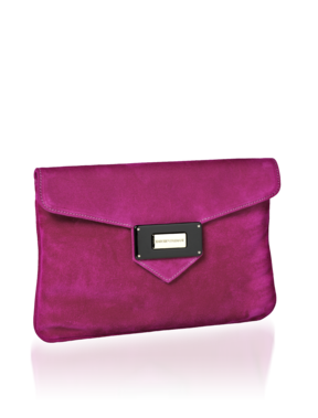 Emporio Armani Women's Handbags - Fall Winter - Emporio Armani Suede Clutch - Official Online Store