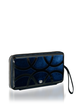 Emporio Armani Women's Handbags - Fall Winter - Emporio Armani Velvet and Patent Leather Wristlet - Official Online Store from emporioarmani.com
