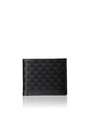 Wallet in logo leather