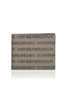 EMPORIO ARMANI - Jacquard Logo Bi-Fold Wallet with Coin Pocket