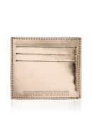 EMPORIO ARMANI - Laminated Leather Credit Card Holder