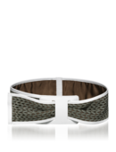 EMPORIO ARMANI - Braided Suede Wide Belt