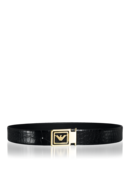 EMPORIO ARMANI - Square Tab Buckle Belt