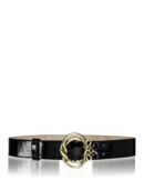 EMPORIO ARMANI - Shiny Patent Leather Belt