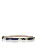 EMPORIO ARMANI - Crocodile Print Belt