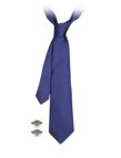 Micro-dot tie and cufflinks set
