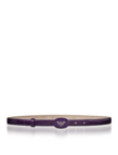 Patent leather belt
