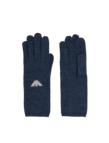 Gloves with embroidered logo