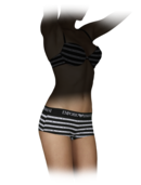 EMPORIO ARMANI - Jacquard Logo Boyshorts